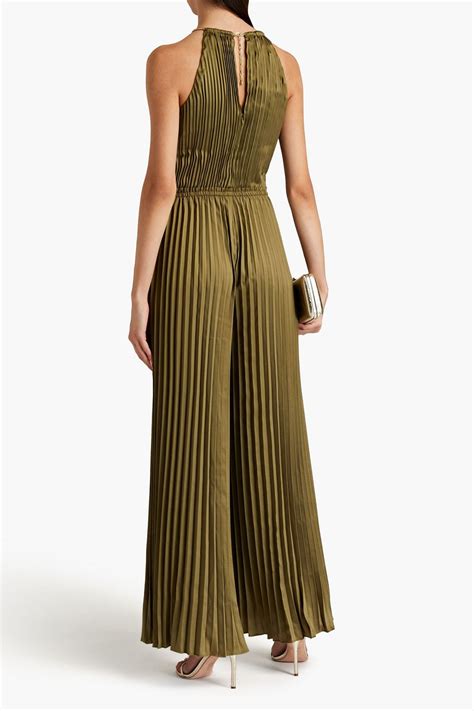 michael kors girls jumpsuits|michael kors pleated jumpsuit.